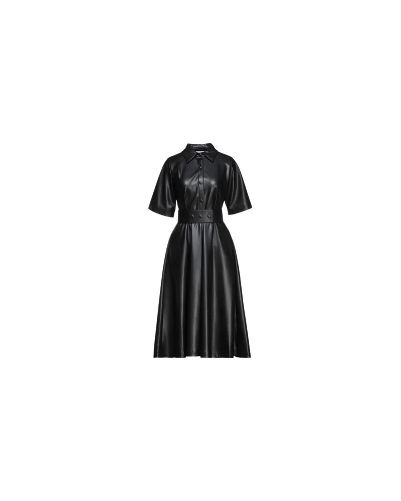 Jucca KLEIDER - Midi-Kleiderauf YOOX.COM Schwarz