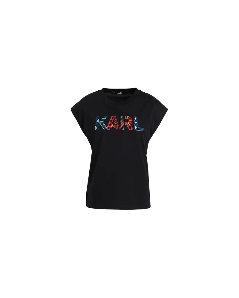 Karl Lagerfeld TOPS - T-shirtsauf YOOX.COM Schwarz