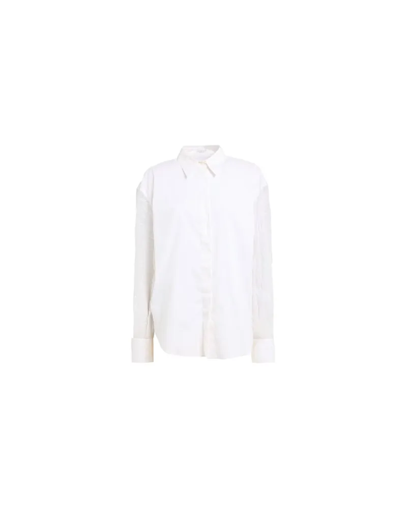 Brunello Cucinelli TOPS - Hemdenauf YOOX.COM Elfenbein