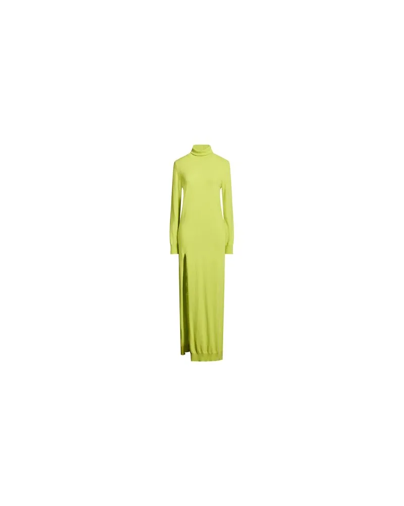 Semicouture KLEIDER - Maxi-Kleiderauf YOOX.COM Limettengrün