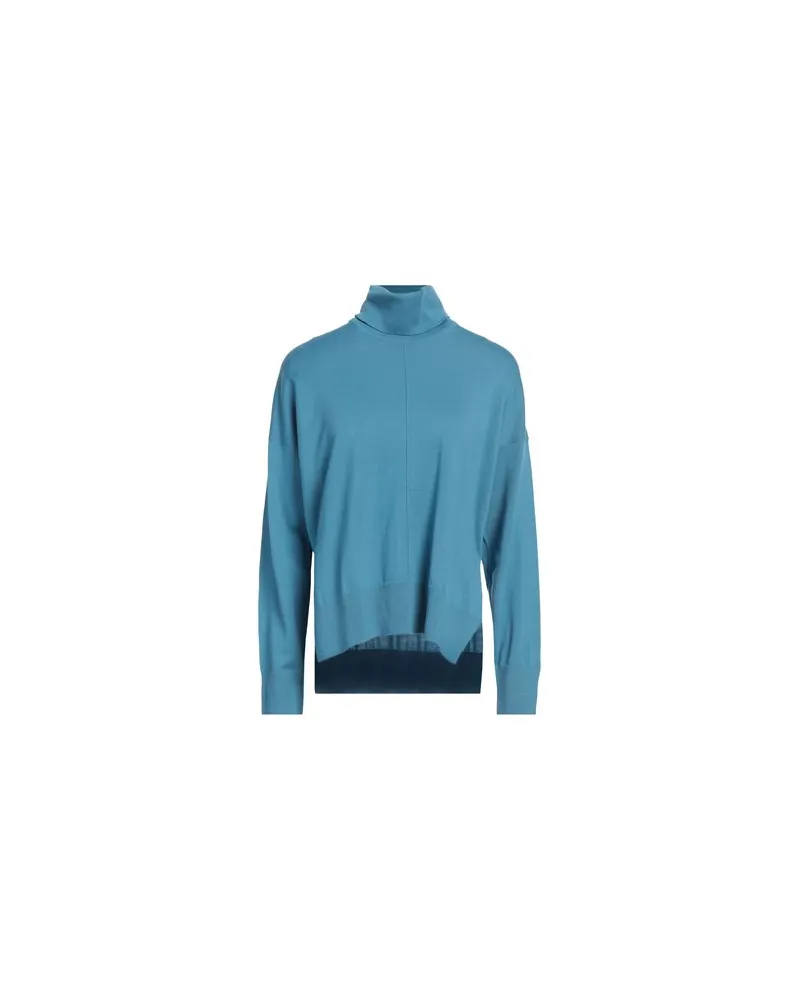 Alpha Studio STRICKWAREN - Rollkragenpulloverauf YOOX.COM Taubenblau