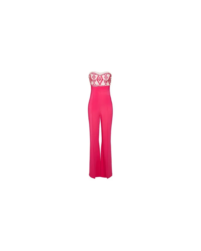 Elisabetta Franchi OVERALLS - Jumpsuitsauf YOOX.COM Fuchsia