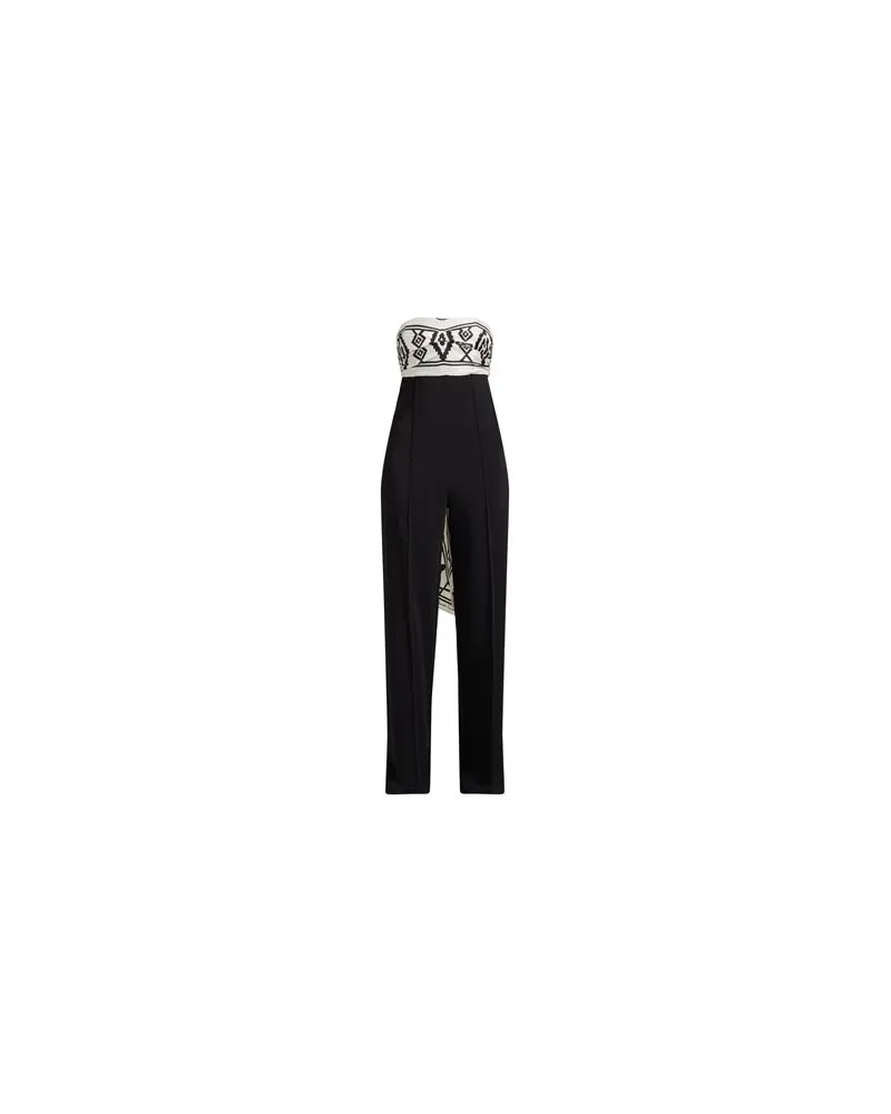 Elisabetta Franchi OVERALLS - Jumpsuitsauf YOOX.COM Schwarz
