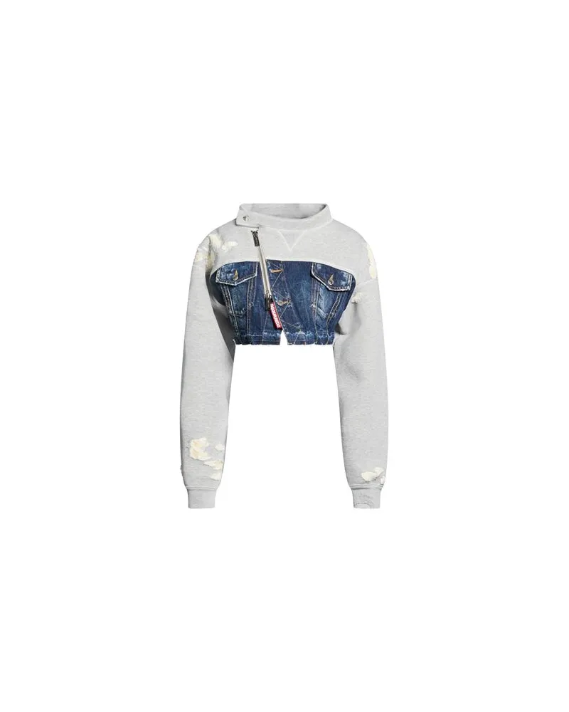 Dsquared2 TOPS - Sweatshirtsauf YOOX.COM Grau