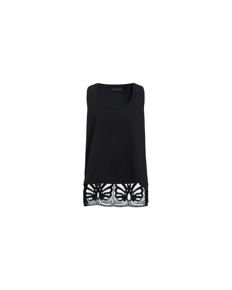Icona By Kaos TOPS - Topsauf YOOX.COM Schwarz
