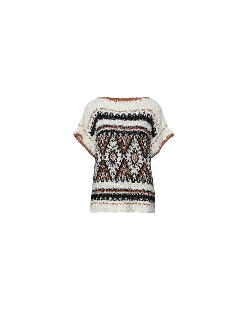 Alberta Ferretti STRICKWAREN - Pulloverauf YOOX.COM Elfenbein