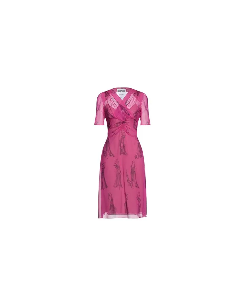 Moschino KLEIDER - Midi-Kleiderauf YOOX.COM Fuchsia