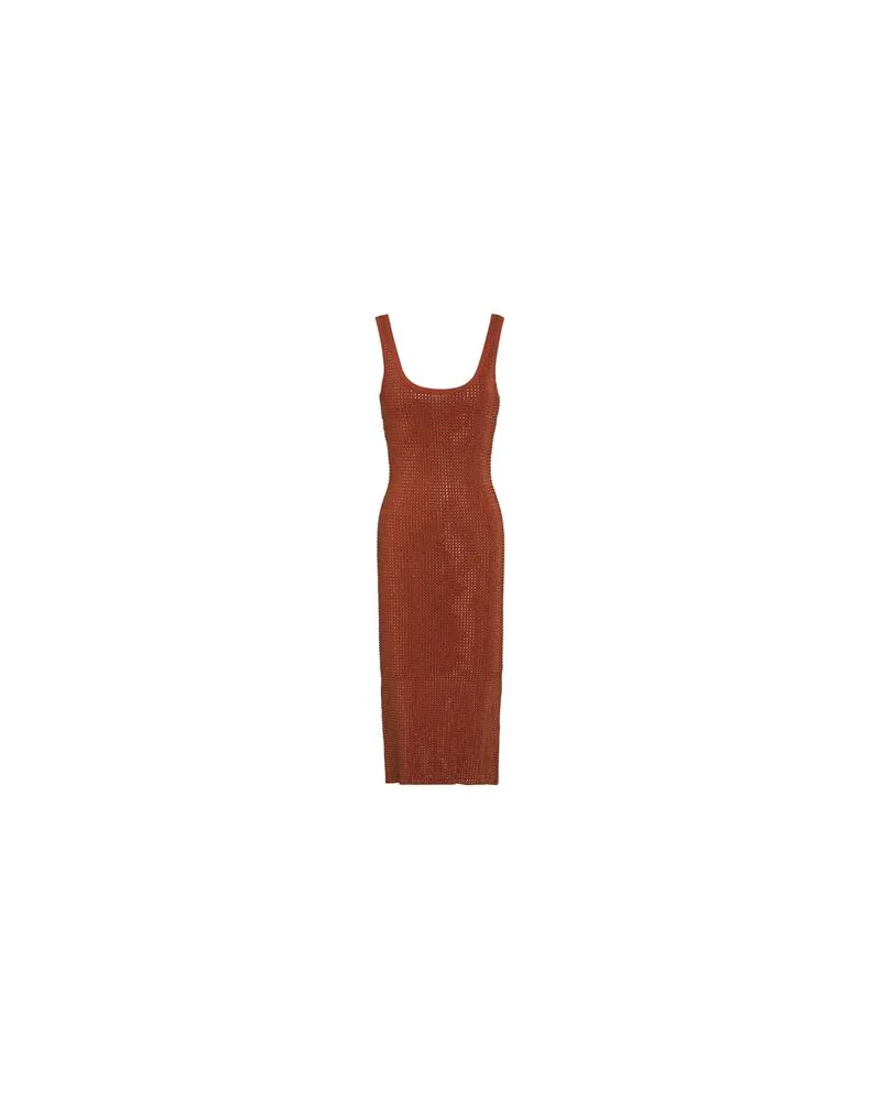 Sandro KLEIDER - Midi-Kleiderauf YOOX.COM Lederfarben