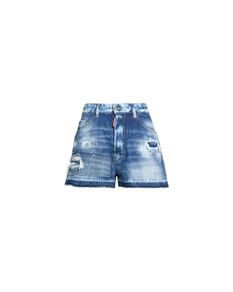 Dsquared2 HOSEN & RÖCKE - Jeansshortsauf YOOX.COM Blau