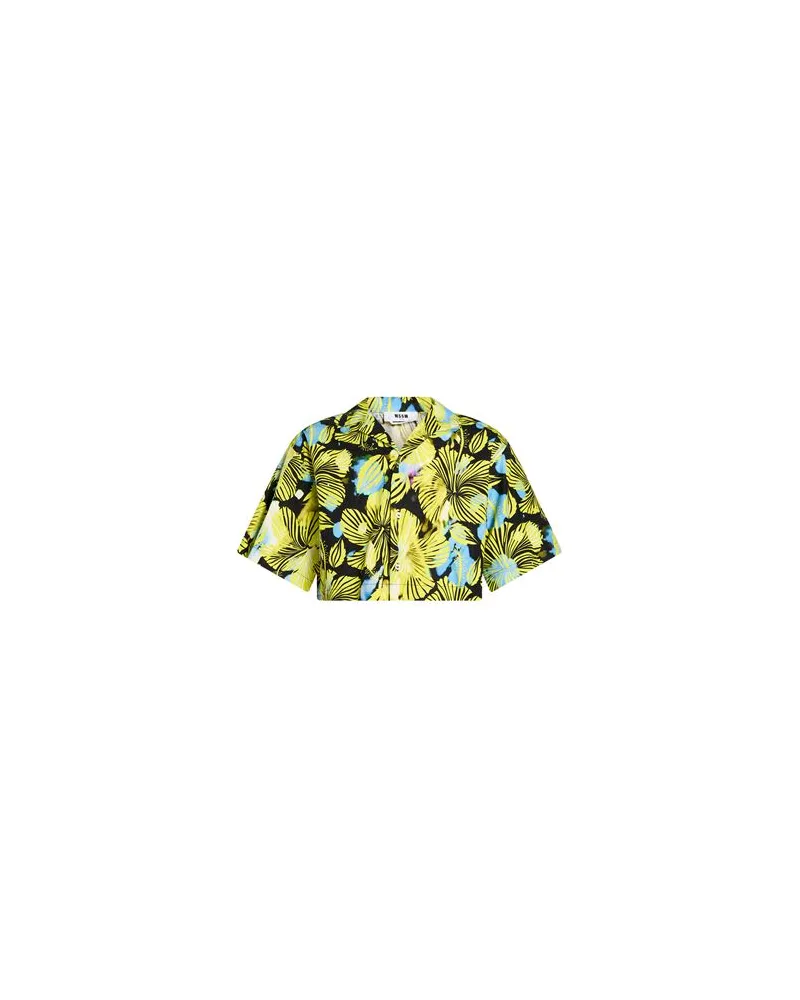 MSGM TOPS - Hemdenauf YOOX.COM Gelb