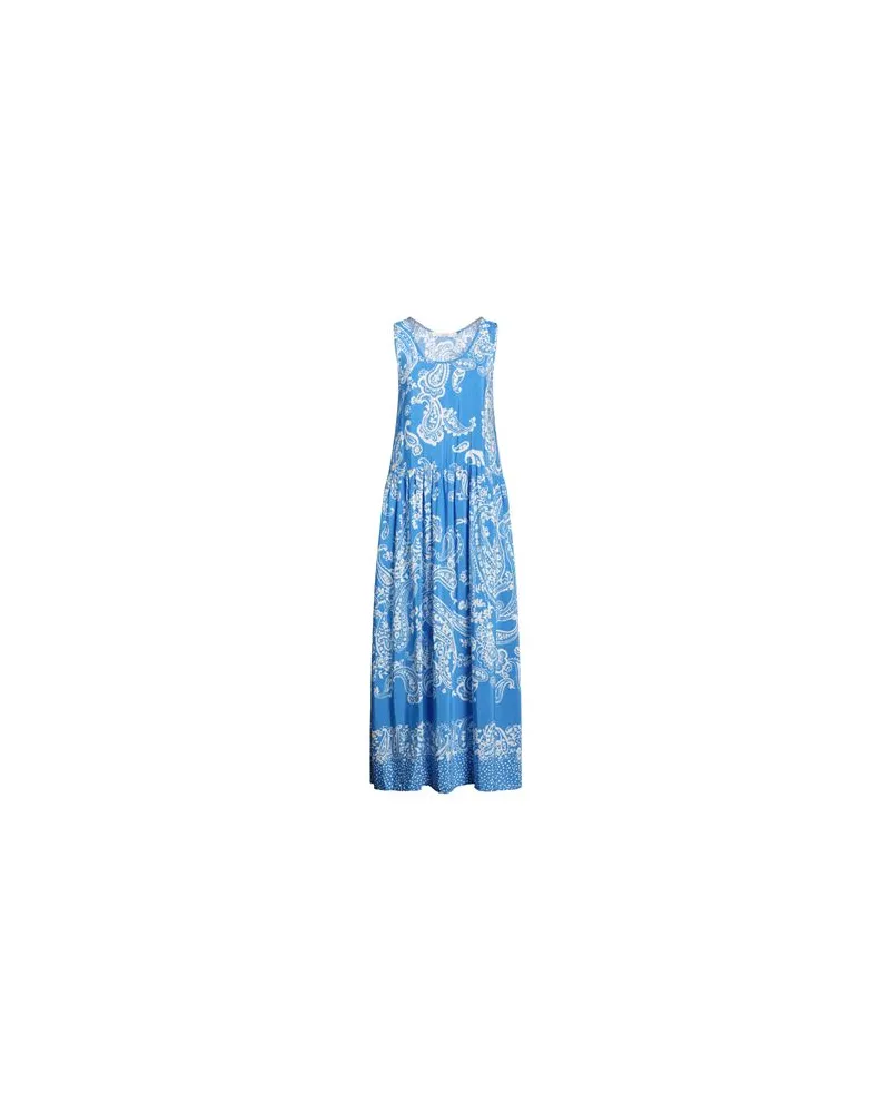 Seventy KLEIDER - Maxi-Kleiderauf YOOX.COM Azurblau