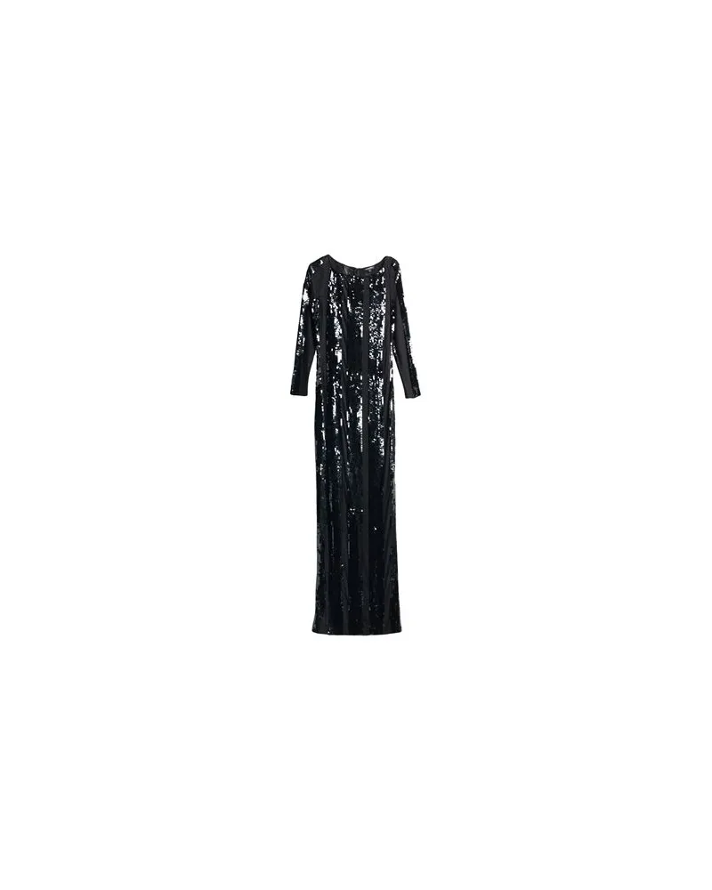 Retrofête KLEIDER - Maxi-Kleiderauf YOOX.COM Schwarz