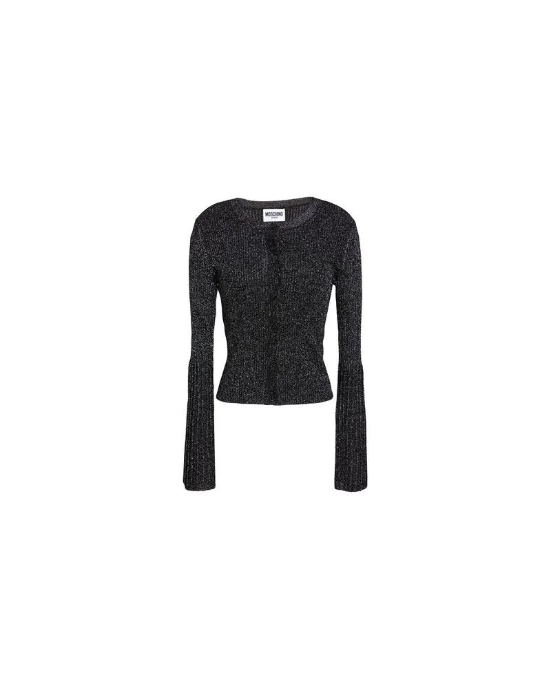 Moschino STRICKWAREN - Strickjackenauf YOOX.COM Schwarz