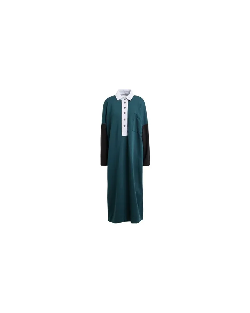 8PM KLEIDER - Midi-Kleiderauf YOOX.COM Dunkelgrün