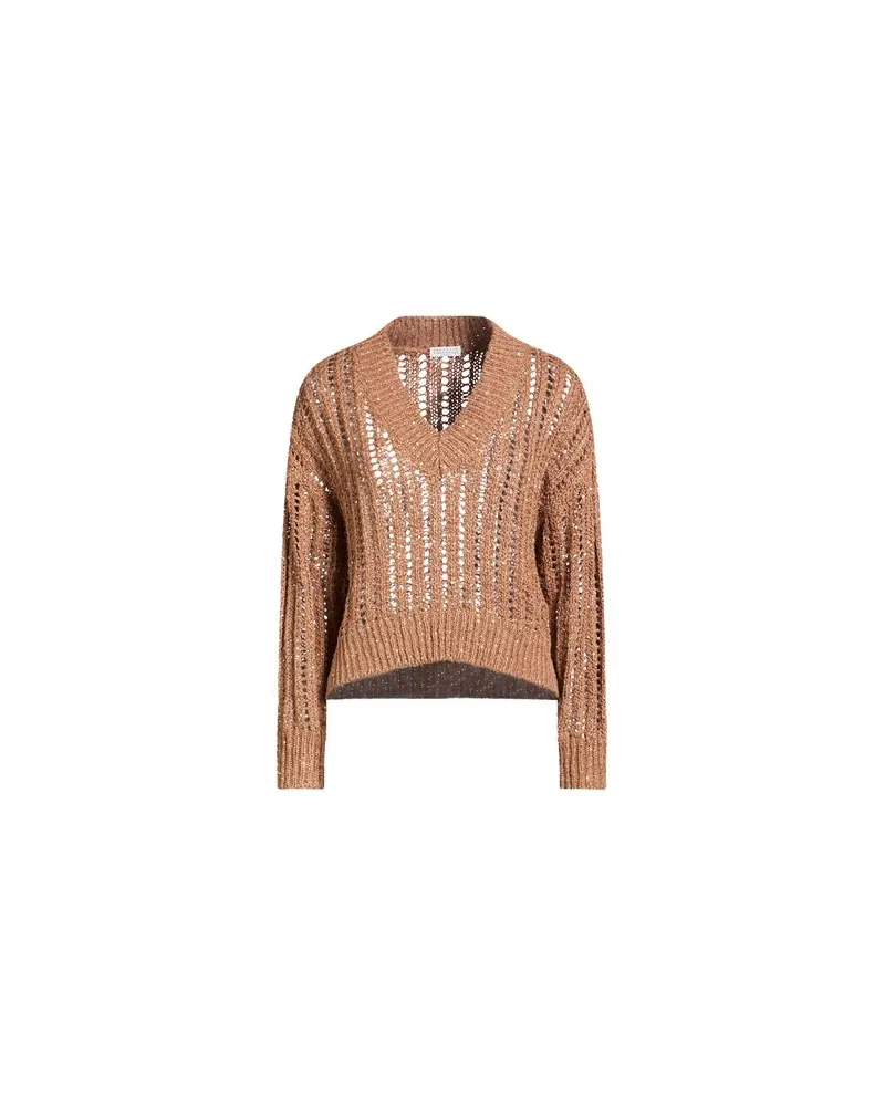 Brunello Cucinelli STRICKWAREN - Pulloverauf YOOX.COM Kamel