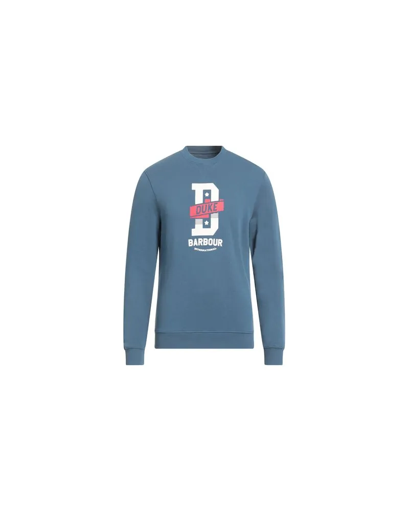 Barbour TOPS - Sweatshirtsauf YOOX.COM Taubenblau
