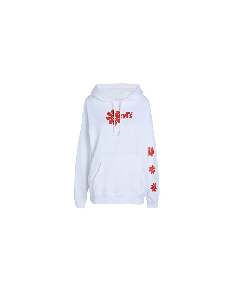 Levi's GRAPHIC RIDER HOODIE  - TOPS - Sweatshirtsauf YOOX.COM Weiß
