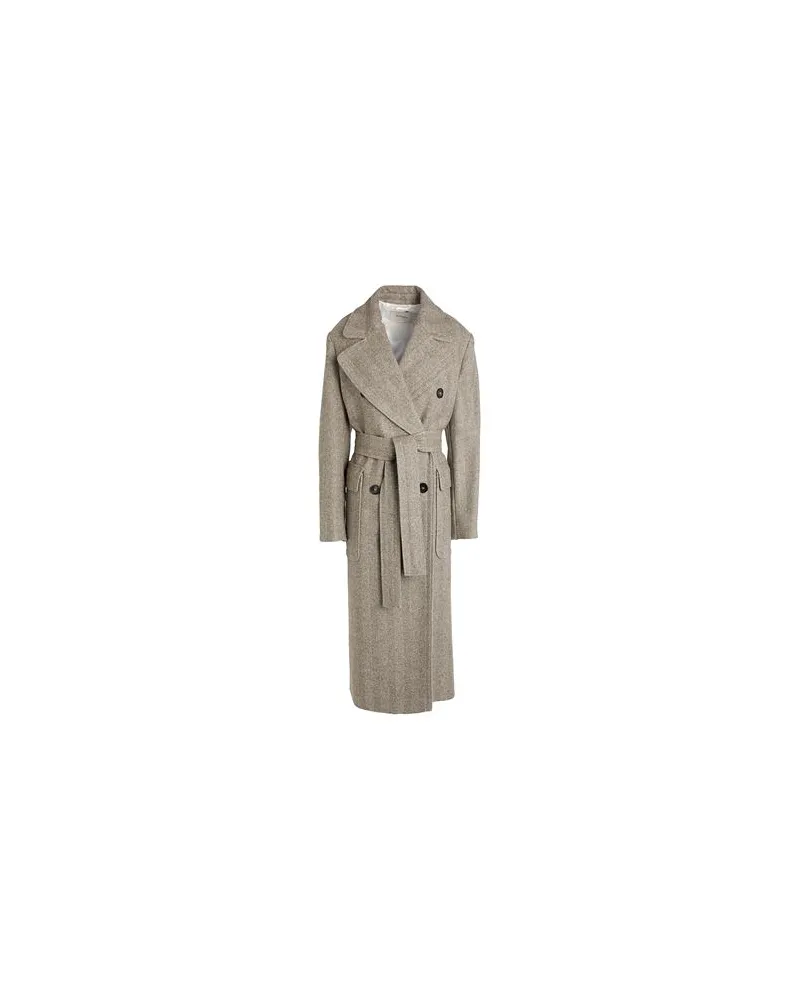 MAX&Co. LAMBRO  - JACKEN & MÄNTEL - Mäntelauf YOOX.COM Maulwurfsgrau