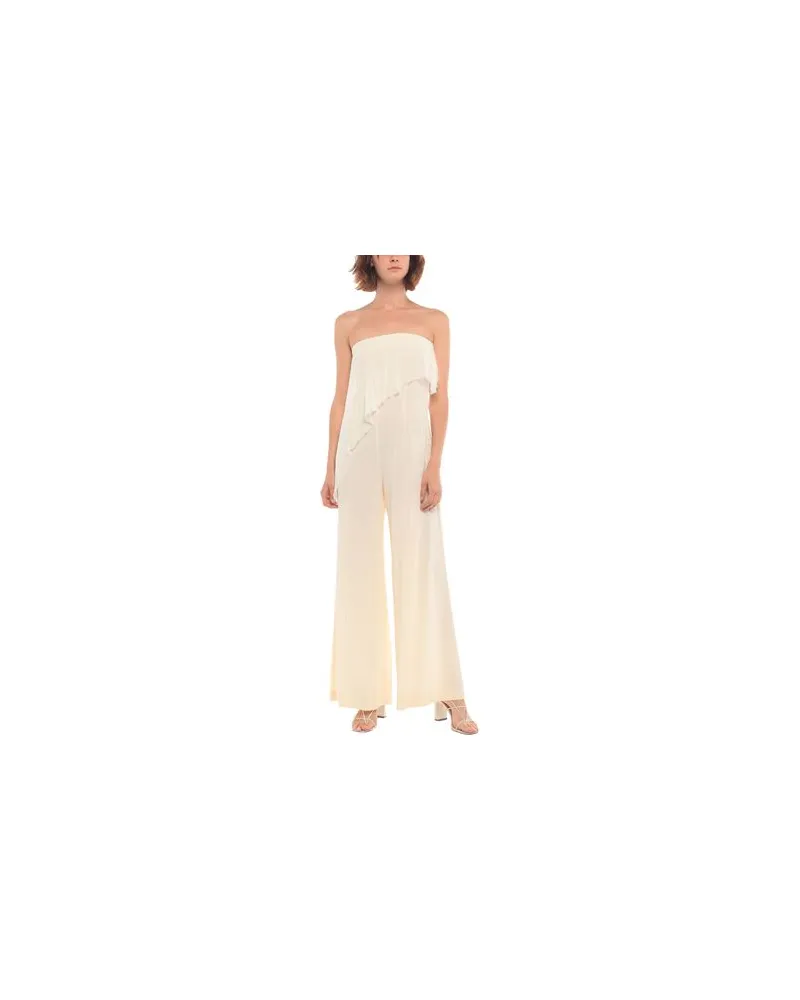 Jucca OVERALLS - Jumpsuitsauf YOOX.COM Elfenbein