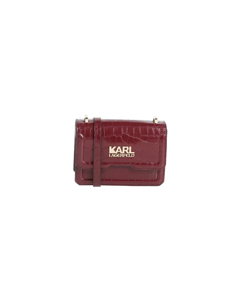 Karl Lagerfeld TASCHEN - Umhängetascheauf YOOX.COM Ziegelrot