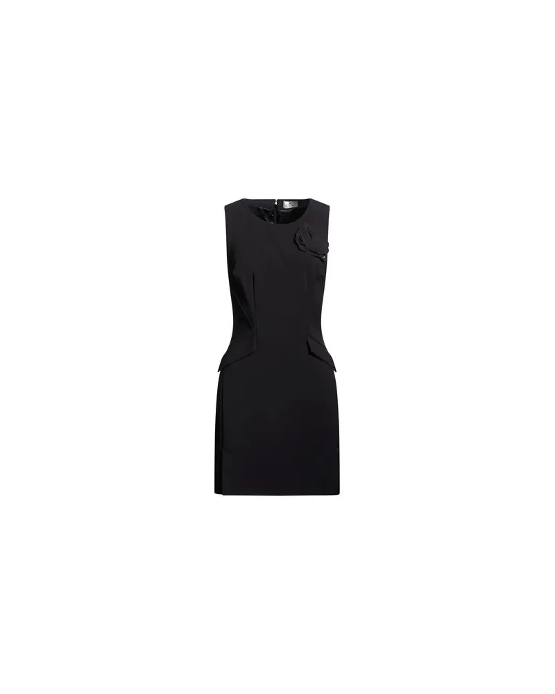 Elisabetta Franchi KLEIDER - Mini-Kleiderauf YOOX.COM Schwarz