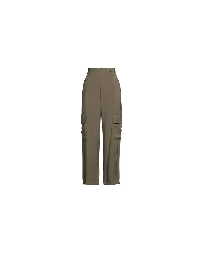 Soallure HOSEN & RÖCKE - Hosenauf YOOX.COM Militärgrün