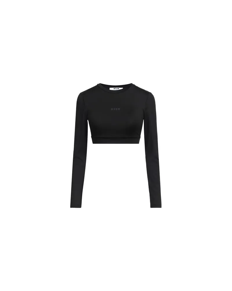 MSGM TOPS - T-shirtsauf YOOX.COM Schwarz
