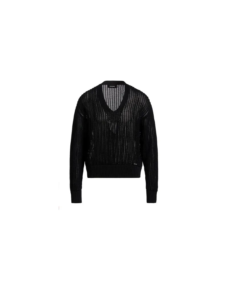 Dsquared2 STRICKWAREN - Pulloverauf YOOX.COM Schwarz