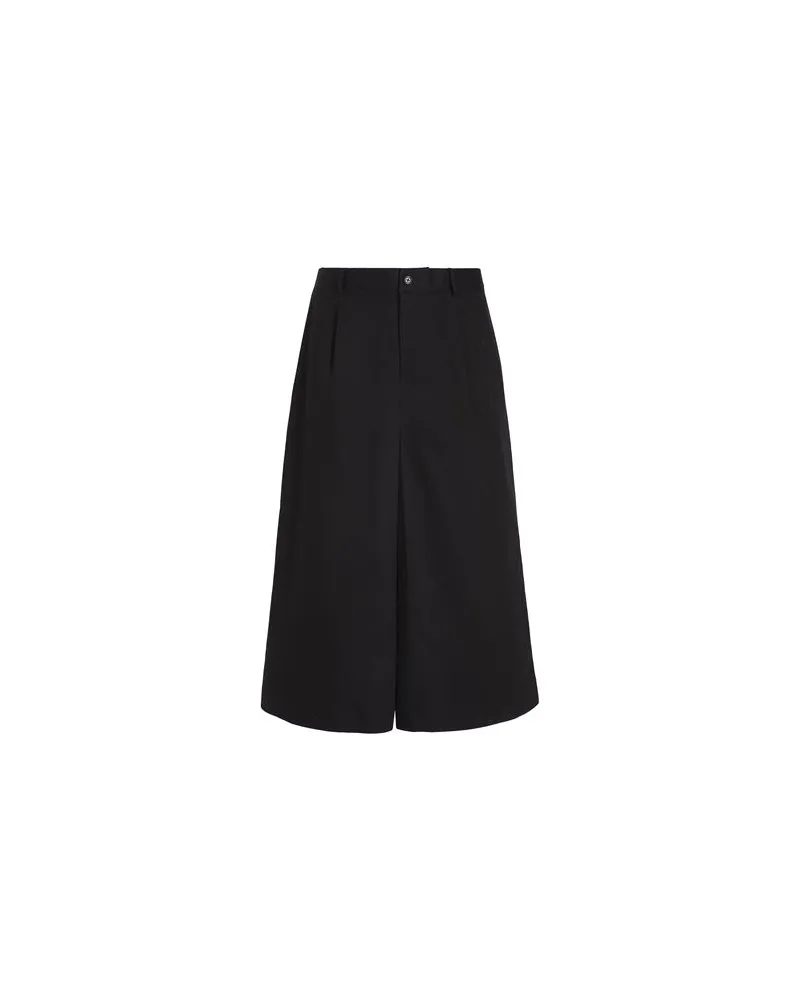 8 by Yoox PANTS  WITH OVERLAID SKIRT  - HOSEN & RÖCKE - Shorts & Bermudashortsauf YOOX.COM Schwarz