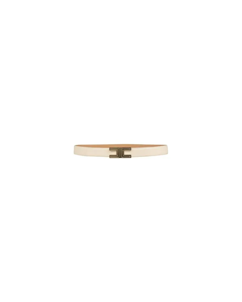Elisabetta Franchi Kleinlederwaren - Gürtelauf YOOX.COM Cremeweiß