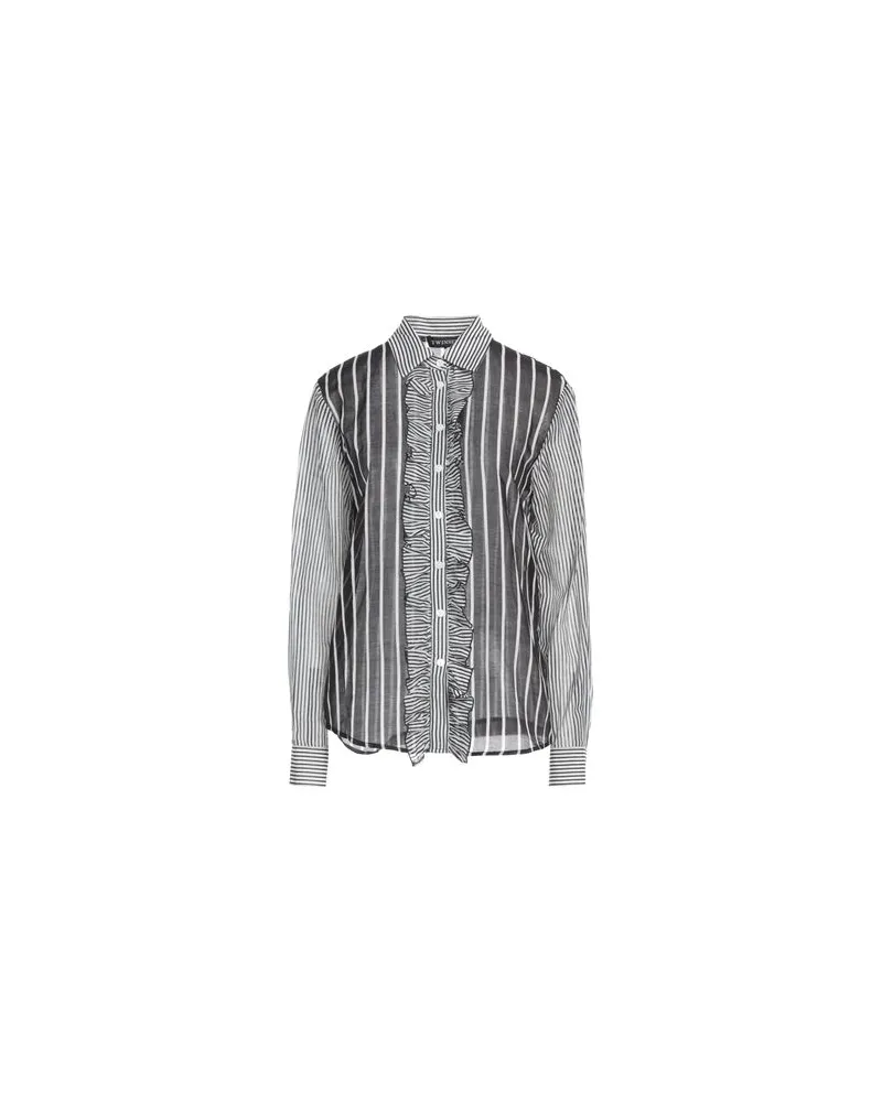 Twin-Set TOPS - Hemdenauf YOOX.COM Schwarz