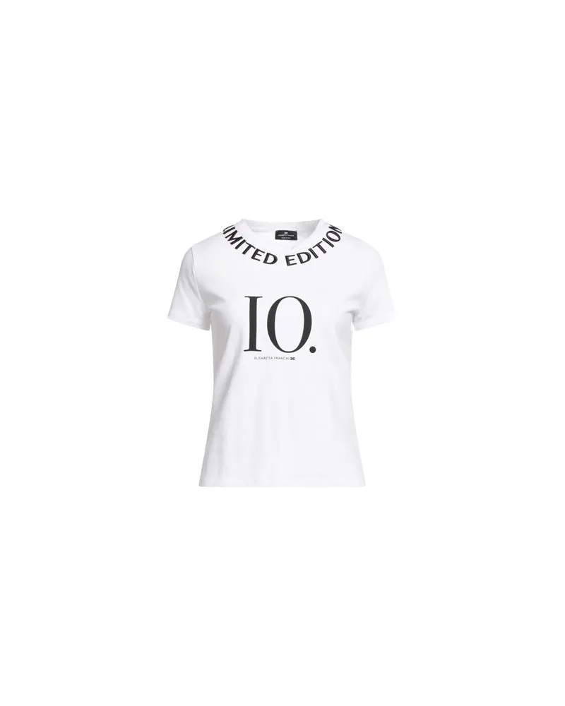 Elisabetta Franchi TOPS - T-shirtsauf YOOX.COM Weiß