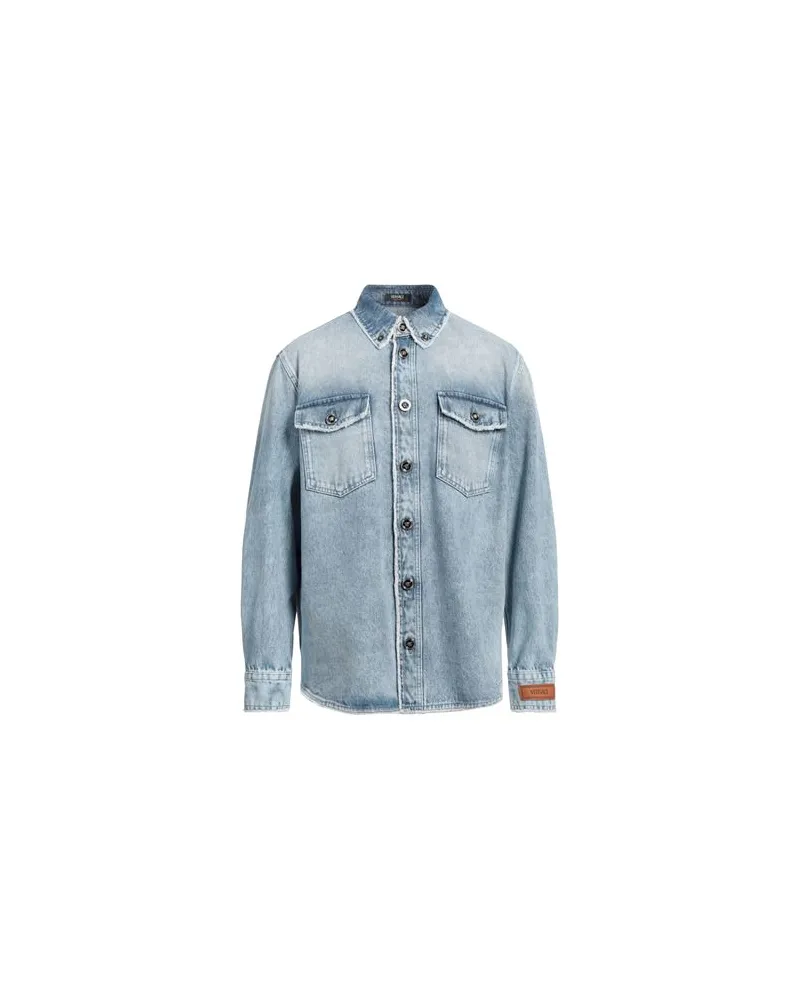 Versace TOPS - Jeanshemdenauf YOOX.COM Blau