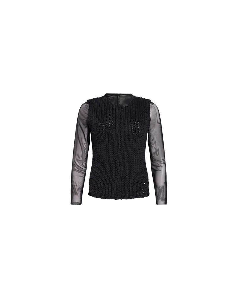 Pier Antonio Gaspari STRICKWAREN - Strickjackenauf YOOX.COM Schwarz