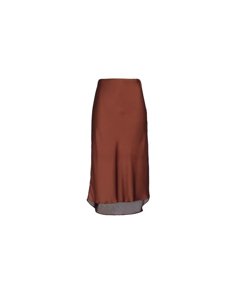 Designers Remix HOSEN & RÖCKE - Midi-Röckeauf YOOX.COM Braun