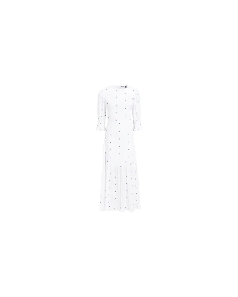 RIXO KLEIDER - Maxi-Kleiderauf YOOX.COM Weiß