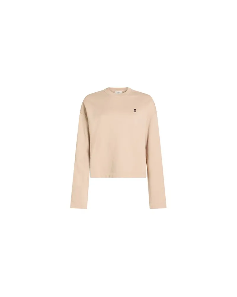 AMI Paris TOPS - Sweatshirtsauf YOOX.COM Beige