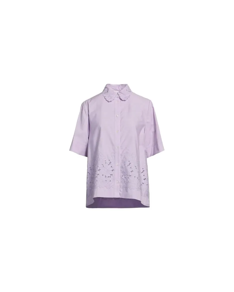 P.A.R.O.S.H. TOPS - Hemdenauf YOOX.COM Lila