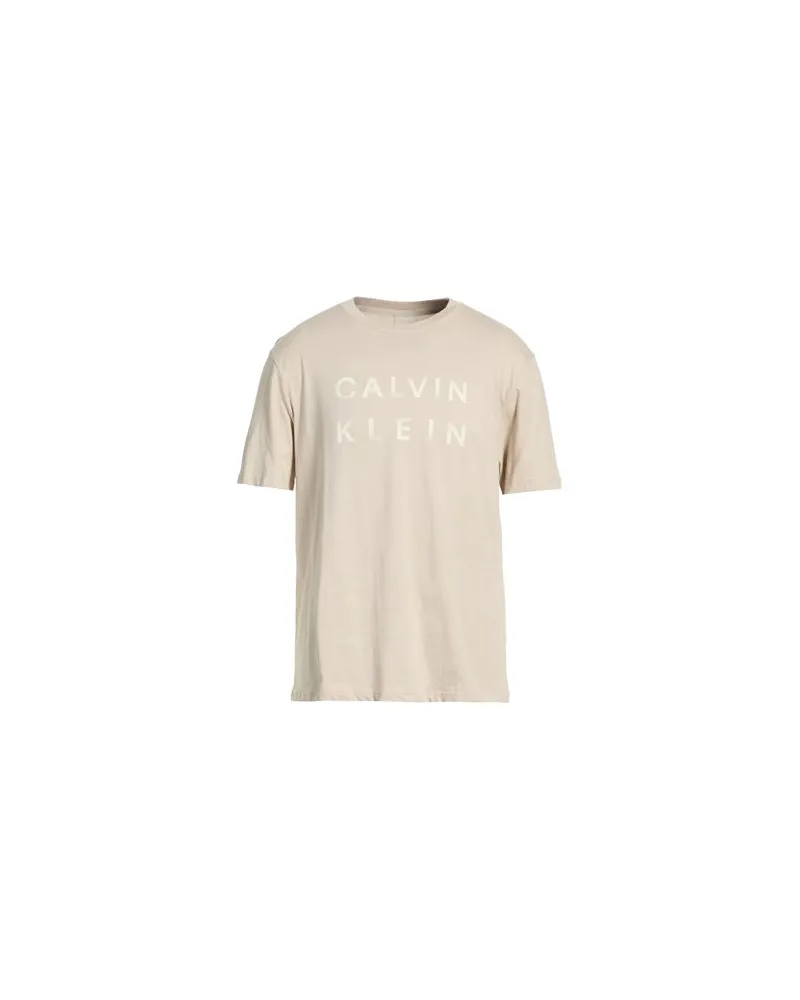 Calvin Klein TOPS - T-shirtsauf YOOX.COM Beige