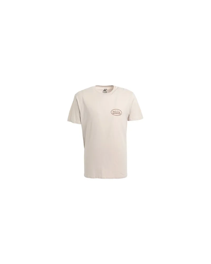 Poler Brand Brand T-Shirt  - TOPS - T-shirtsauf YOOX.COM Beige