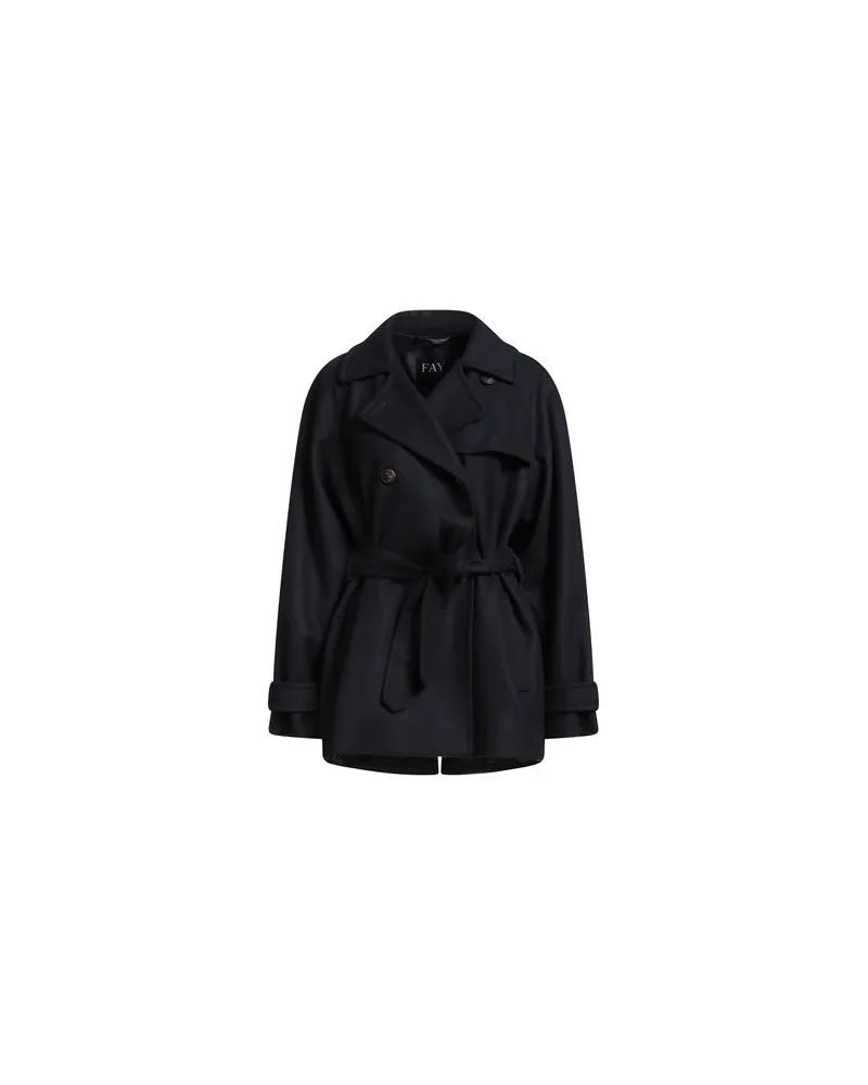Fay JACKEN & MÄNTEL - Mäntelauf YOOX.COM Marineblau