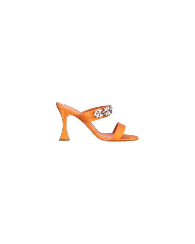 Manolo Blahnik SCHUHE - Sandalenauf YOOX.COM Orange