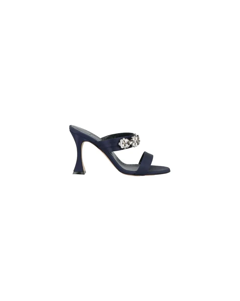 Manolo Blahnik SCHUHE - Sandalenauf YOOX.COM Marineblau