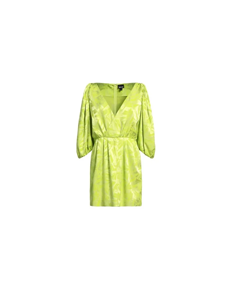 Just Cavalli KLEIDER - Mini-Kleiderauf YOOX.COM Limettengrün