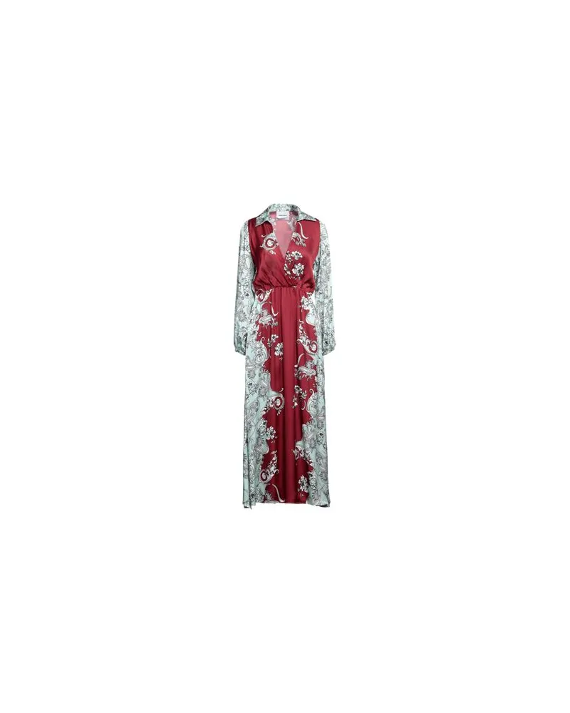 Brand Unique KLEIDER - Midi-Kleiderauf YOOX.COM Ziegelrot