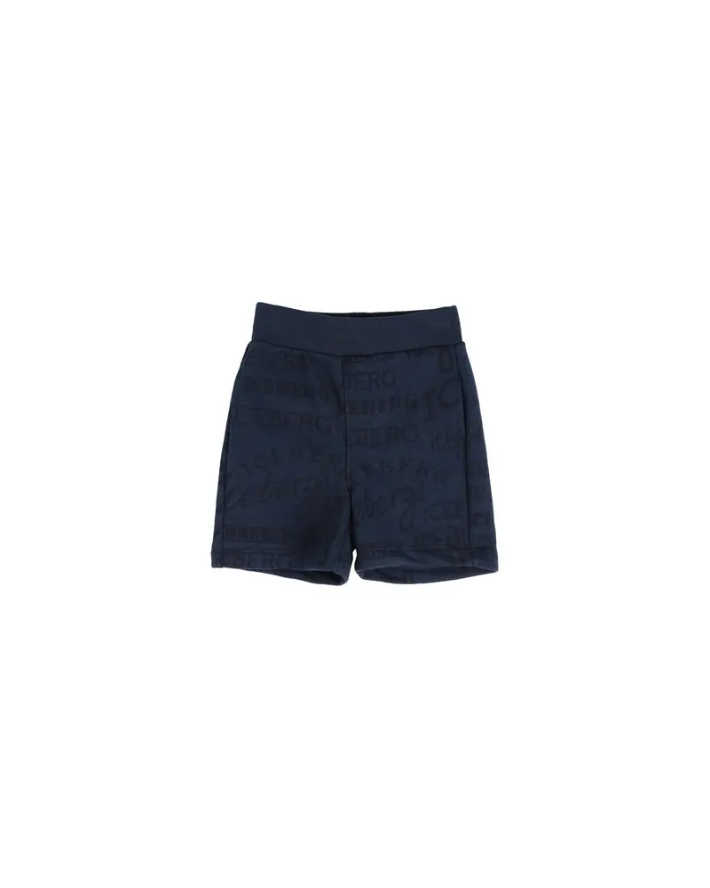 Iceberg HOSEN & RÖCKE - Shorts & Bermudashortsauf YOOX.COM Marineblau