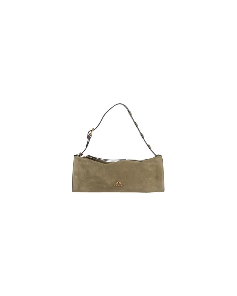 La Martina TASCHEN - Schultertaschenauf YOOX.COM Militärgrün