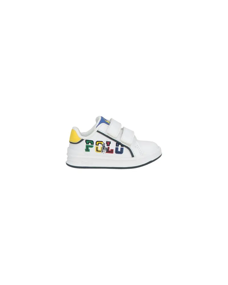 Ralph Lauren HERITAGE COURT III GRAPHIC EZ - SCHUHE - Sneakersauf YOOX.COM Weiß