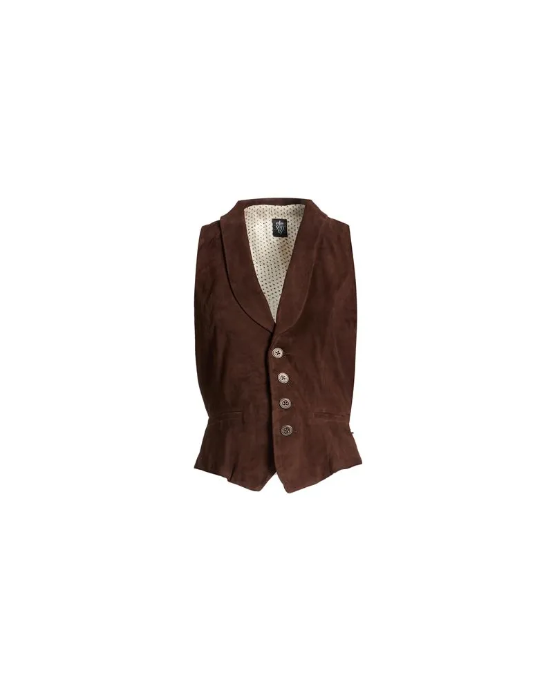 Eleventy ANZÜGE und CO-ORDS - Couture-Westenauf YOOX.COM Dunkelbraun