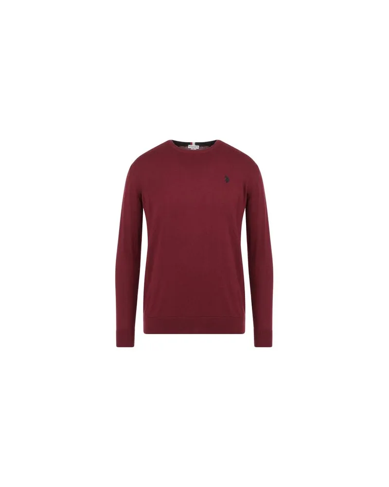 U.S. Polo Assn.  STRICKWAREN - Pulloverauf YOOX.COM Bordeaux